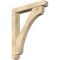 Ekena Millwork Legacy Craftsman Rough Sawn Bracket w/ Offset Brace, Douglas Fir, 6"W x 36"D x 44"H BKT0604X36X44LEC04RDF - alternate 1